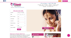 Desktop Screenshot of friendsmatrimony.com