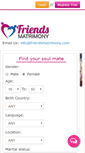 Mobile Screenshot of friendsmatrimony.com